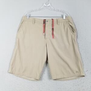 O'Neill Shorts Mens 34 Khaki Hyperdry Hybrid Stretch Walkshort Boardshort Tech